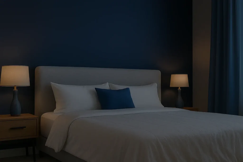 Melhor Colchão King Size de 2025: Guia Completo de Compra Quarto moderno com o melhor colchão King, ideal para conforto e elegância.